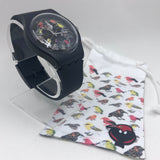 watch and cloth pouch